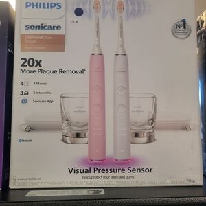 Philips Sonicare DiamondClean Smart Pink and White Set